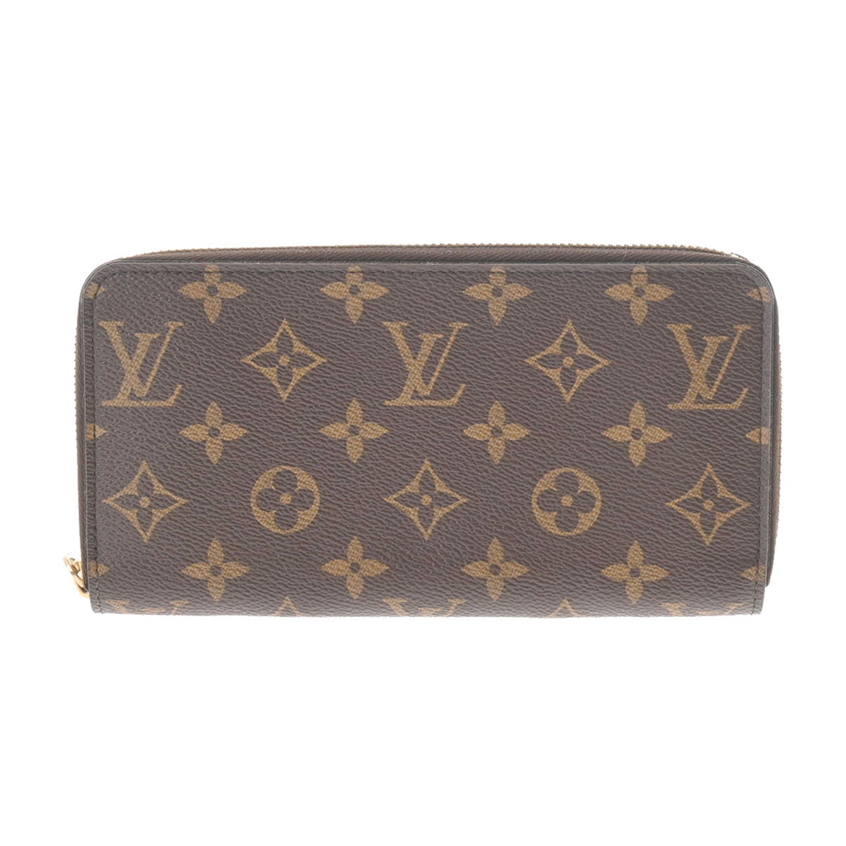 LOUIS VUITTON ルイヴィトン モノグラム ジッピーウォレット 旧型 ブラウン M60017 ユニセックス モノグラムキャンバス 長財布 ABランク 中古 