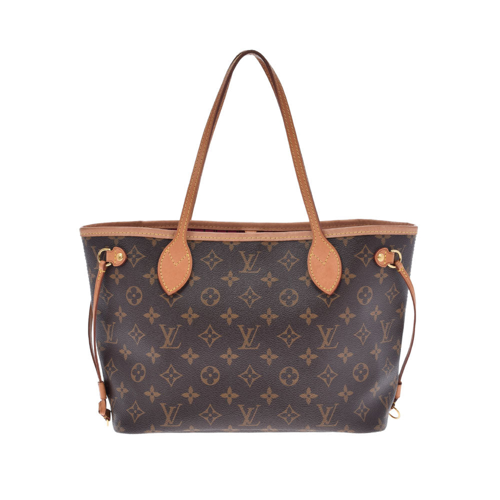 LOUIS VUITTON ルイヴィトン モノグラム ネヴァーフル PM ブラウン/ピヴォワンヌ M41245 レディース モノグラムキャンバス ハンドバッグ Bランク 中古 