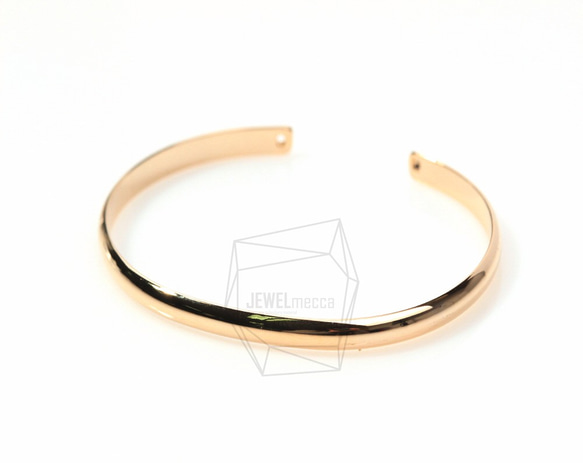 BRA-002-G【2個入り】バンドカフブレスレット,Band Cuff Bracelet/4.1mm