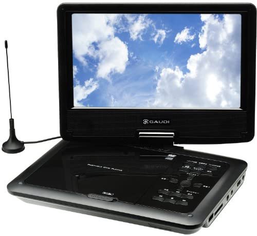 GREEN HOUSE 9型フルセグTV内蔵 ポータブルDVDプレーヤー ブラック GHV-PDV925TVK【中古品】