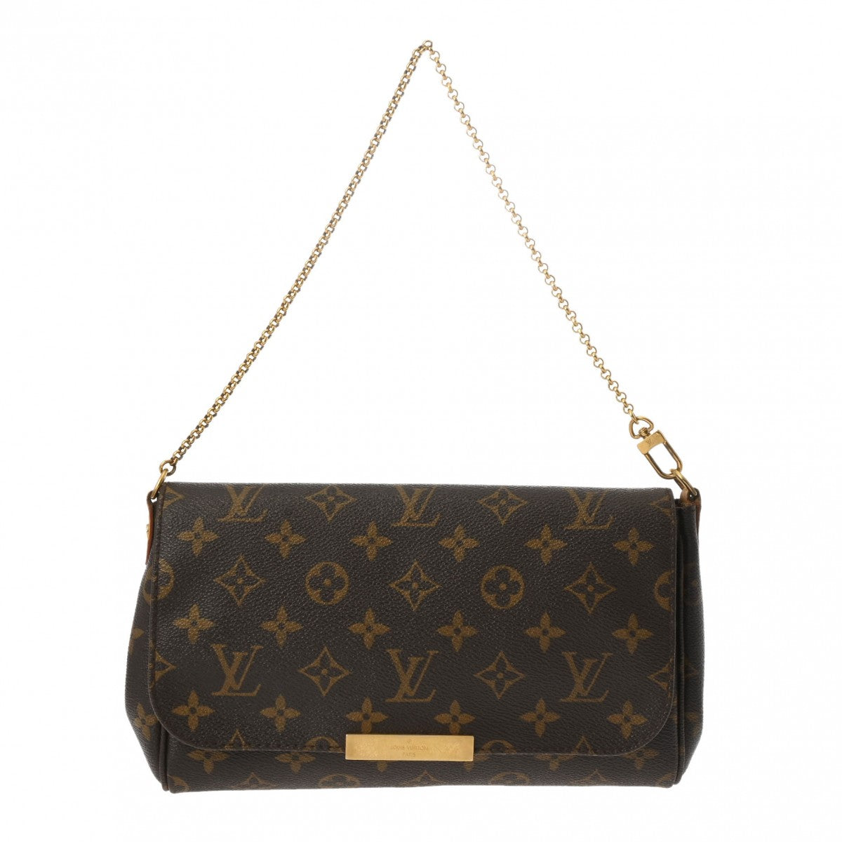 LOUIS VUITTON ルイヴィトン モノグラム フェイボリット PM 2WAY ブラウン M40717 レディース モノグラムキャンバス ショルダーバッグ Bランク 中古 