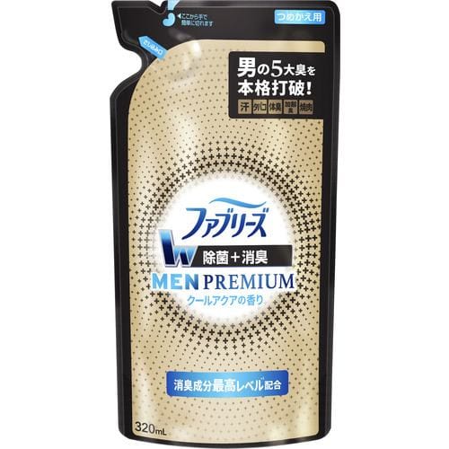 P&G ファブW除菌+消臭プレミアムメン Cアクア詰替 320ML