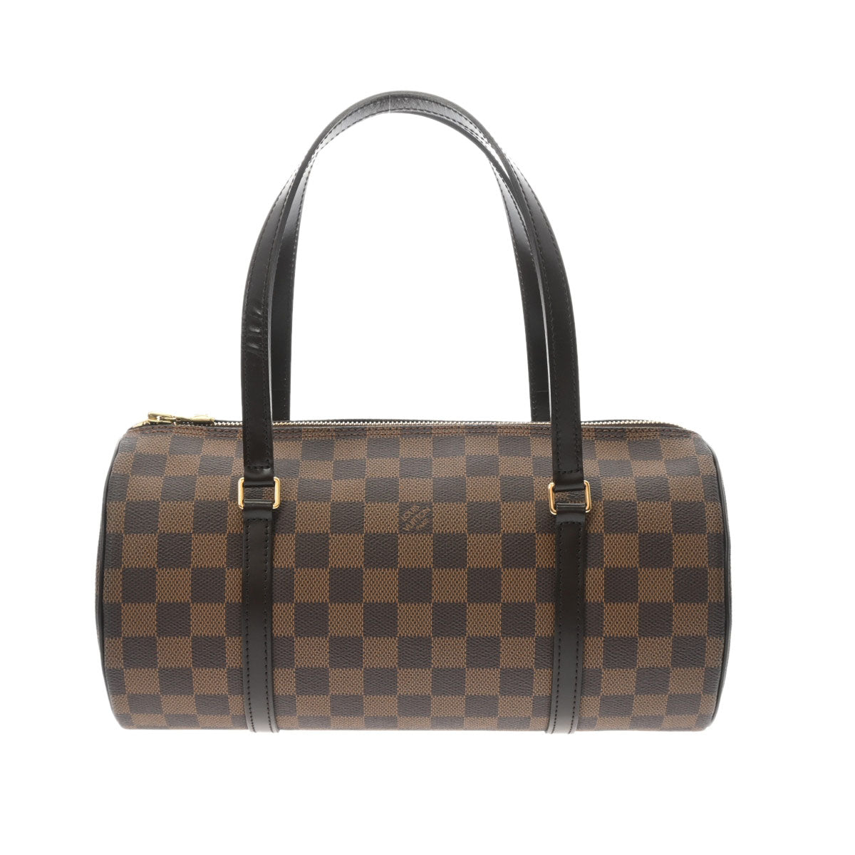 LOUIS VUITTON ルイヴィトン ダミエ パピヨン GM ブラウン N51303 レディース ダミエキャンバス ハンドバッグ Aランク 中古 