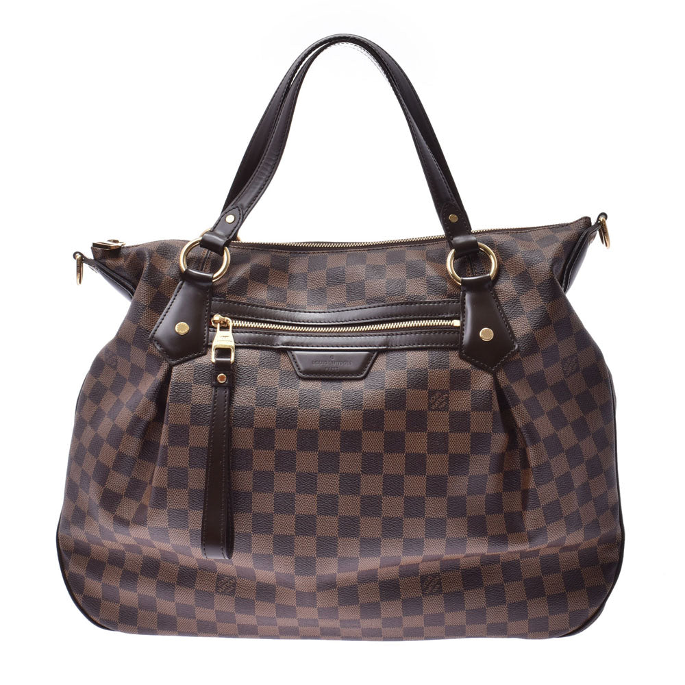 LOUIS VUITTON ルイヴィトンイーヴォラGM  14137 ブラウン ユニセックス ダミエキャンバス 2WAYバッグ N41132  中古