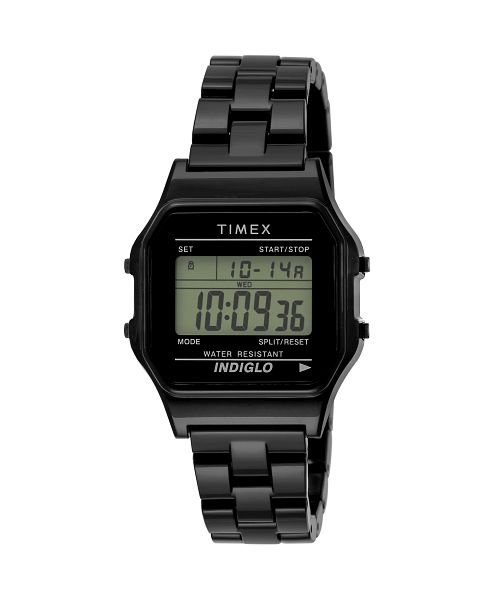 TIMEX(タイメックス) クラシックデジタルタイルコレクション TW2V20000 メンズ ブラック クォーツ 腕時計