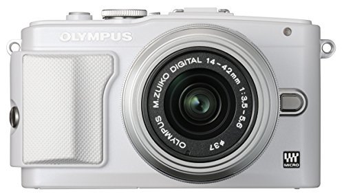 OLYMPUS ミラーレス一眼 PEN Lite E-PL6 レンズキット ホワイト E-PL6 LKIT WHT【!中古品!】