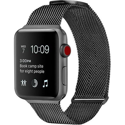 ロイヤルモンスター RM3798BK Apple Watch用メッシュメタルバンド ブラック