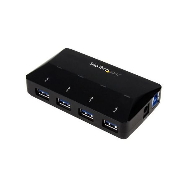 StarTech.com 4ポート USB3.0ハブ 2.4アンペア急速充電専用ポート x1 搭載 ST53004U1C 1個（直送品）