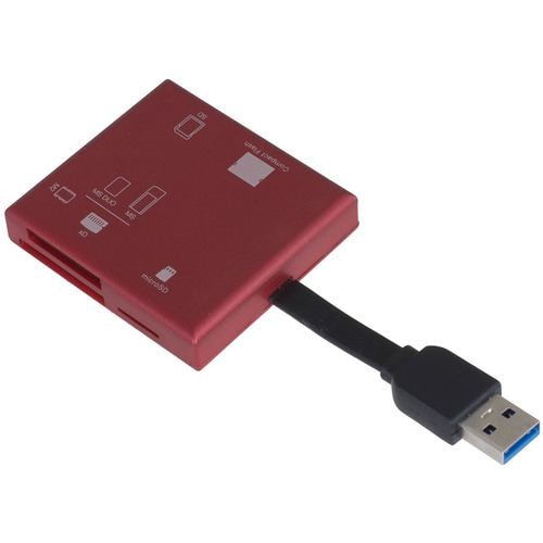 ナカバヤシ CRW-37M87R USB3.2Gen1マルチカードリーダー・ライター レッド CRW37M87R