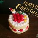 クリスマスケーキのミニチュア