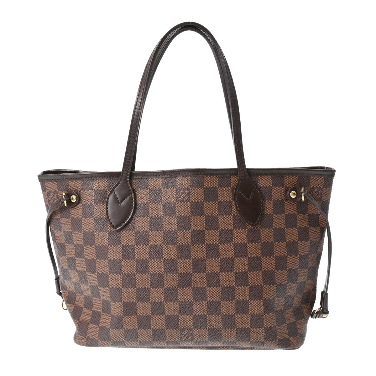 LOUIS VUITTON ルイヴィトン ダミエ ネヴァーフル PM USA製  ブラウン N51109 レディース ダミエキャンバス ハンドバッグ Bランク 中古 