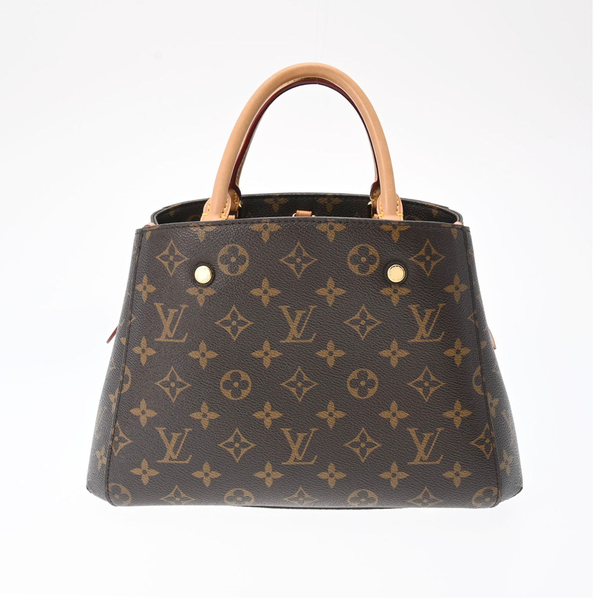 LOUIS VUITTON ルイヴィトン モノグラム モンテーニュ BB ブラウン M41055 レディース モノグラムキャンバス 2WAYバッグ ABランク 中古 