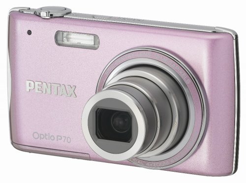 PENTAX デジタルカメラ OPTIO (オプティオ) P70 ピンク 1200万画素 光学4倍ズーム OPTIOP70P【中古品】