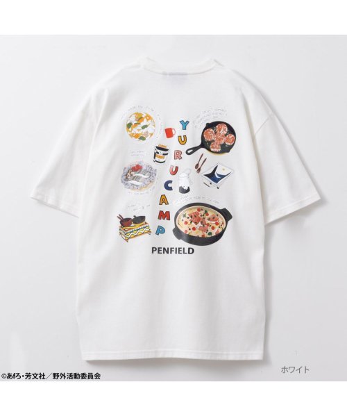 Penfield ペンフィールド Penfield×ゆるキャン△ 犬山あおい 半袖Tシャツ 20263236