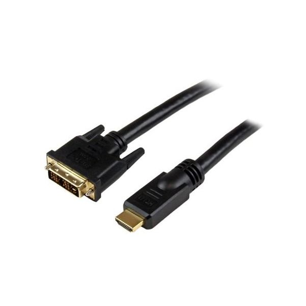 StarTech.com HDMI ー DVIーD変換ケーブルアダプタ 6.1m オス/オス HDMIDVIMM20 1個（直送品）