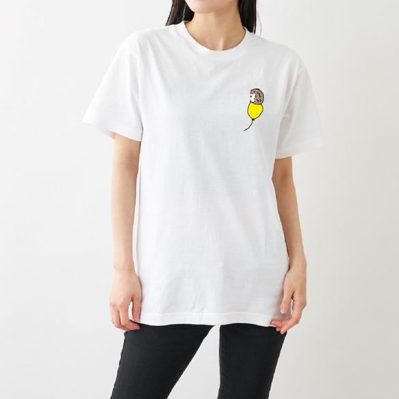 風船ハリネズミ　Tシャツ