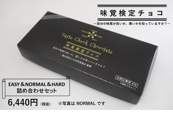 味覚検定チョコ　〈EASY&NORMAL&HARD 詰め合わせセット〉