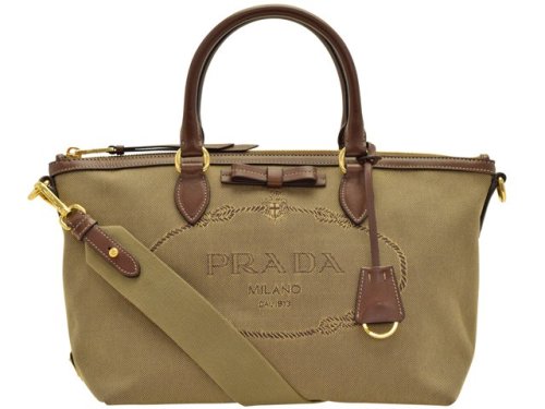 PRADA プラダ LOGO JACQUARD ロゴ ジャガード ハンド バッグ 斜めがけ ショルダー バッグ 2WAY