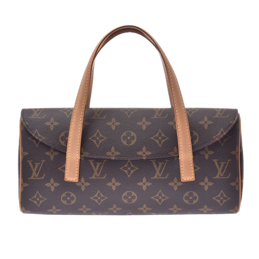 LOUIS VUITTON ルイヴィトンソナチネ  モノグラム ブラウン レディース モノグラムキャンバス ハンドバッグ M51902  中古