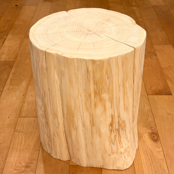 Hinoki  Wood  Stool No.430