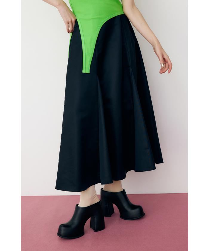 ヘリンドットサイ/Nylon maxi skirt