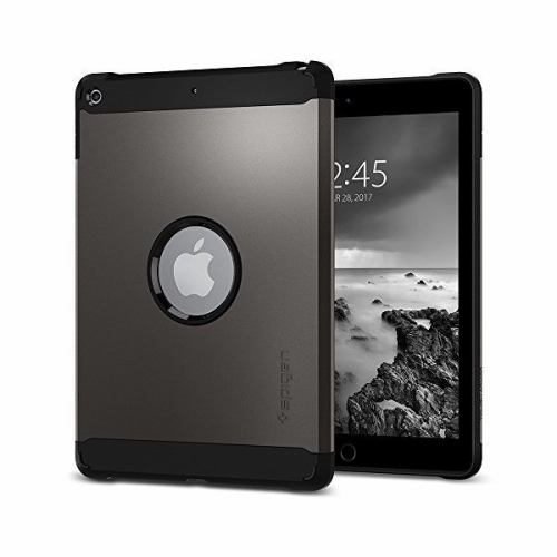 spigen(シュピゲン) 053CS22261 iPad 9.7インチ(2017)対応 耐衝撃ケース ガンメタル