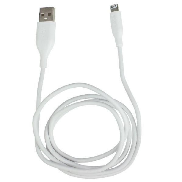 イツワ商事 USB-A to Lightning Cable(1．0m) ホワイト MLTS2210WH