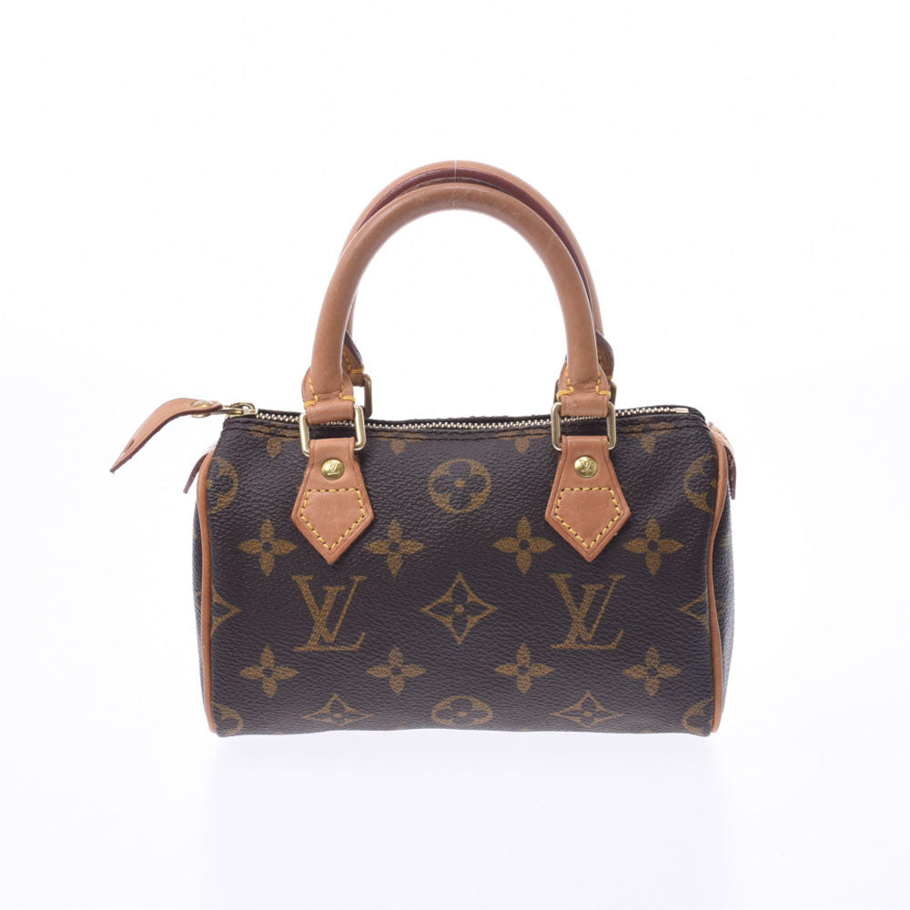 LOUIS VUITTON ルイヴィトン モノグラム ミニスピーディ ブラウン M41534 レディース モノグラムキャンバス ハンドバッグ Bランク 中古 