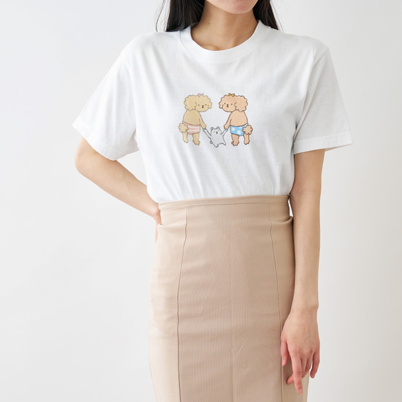 双子プードル Tシャツ