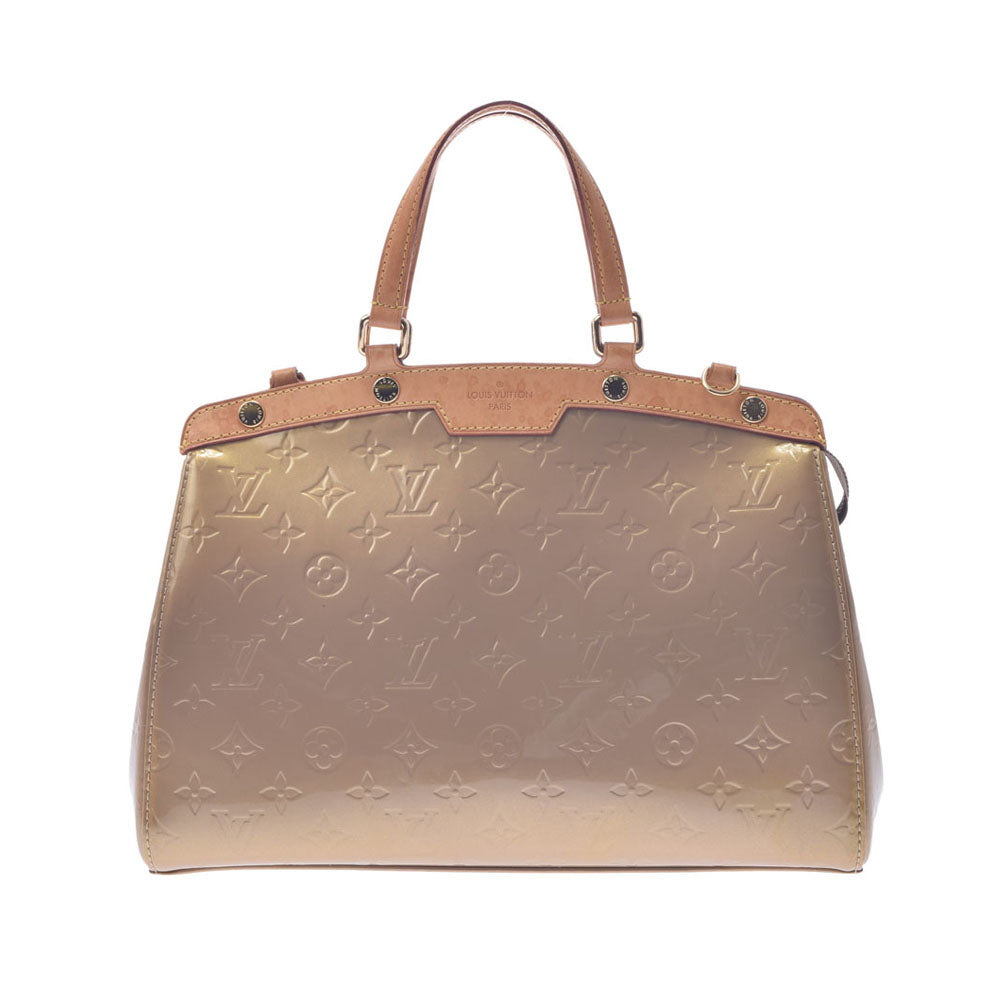 LOUIS VUITTON ルイヴィトン ヴェルニ ブレアBB 2WAY ベージュプードル M91755 レディース モノグラムヴェルニ ハンドバッグ Bランク 中古 