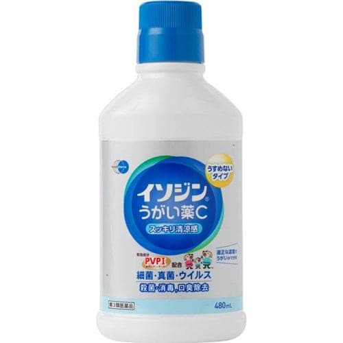 【第3類医薬品】 シオノギヘルスケア イソジンうがい薬C (480mL)