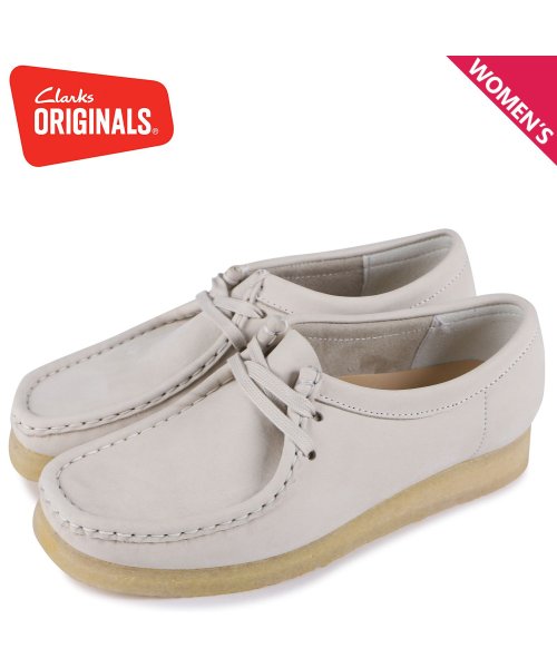 クラークス オリジナルズ Clarks Originals ブーツ ワラビー レディース WALLABEE ホワイト 白 26165560