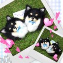 ♡様 犬わんこ羊毛フェルトストラップ