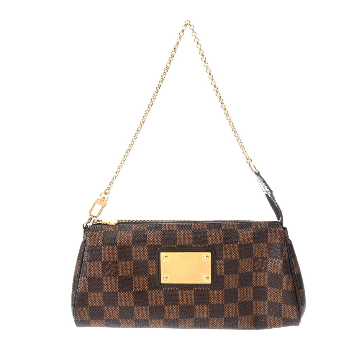 LOUIS VUITTON ルイヴィトン ダミエ エヴァ ブラウン N55213 レディース ダミエキャンバス ショルダーバッグ ABランク 中古 