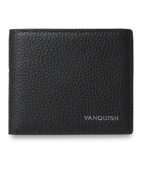 ヴァンキッシュ VANQUISH 二つ折り財布 メンズ 本革 WALLET ブラック ネイビー ダーク グリーン 黒 43520