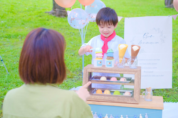 《2ヶ月待ち》おもちゃのアイス屋さんごっこ　ショーケース無しVer