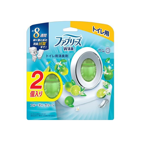 Ｐ＆Ｇ ファブリーズ W消臭 トイレ用消臭剤 アップル・ガーデン 2個入 FCU4722