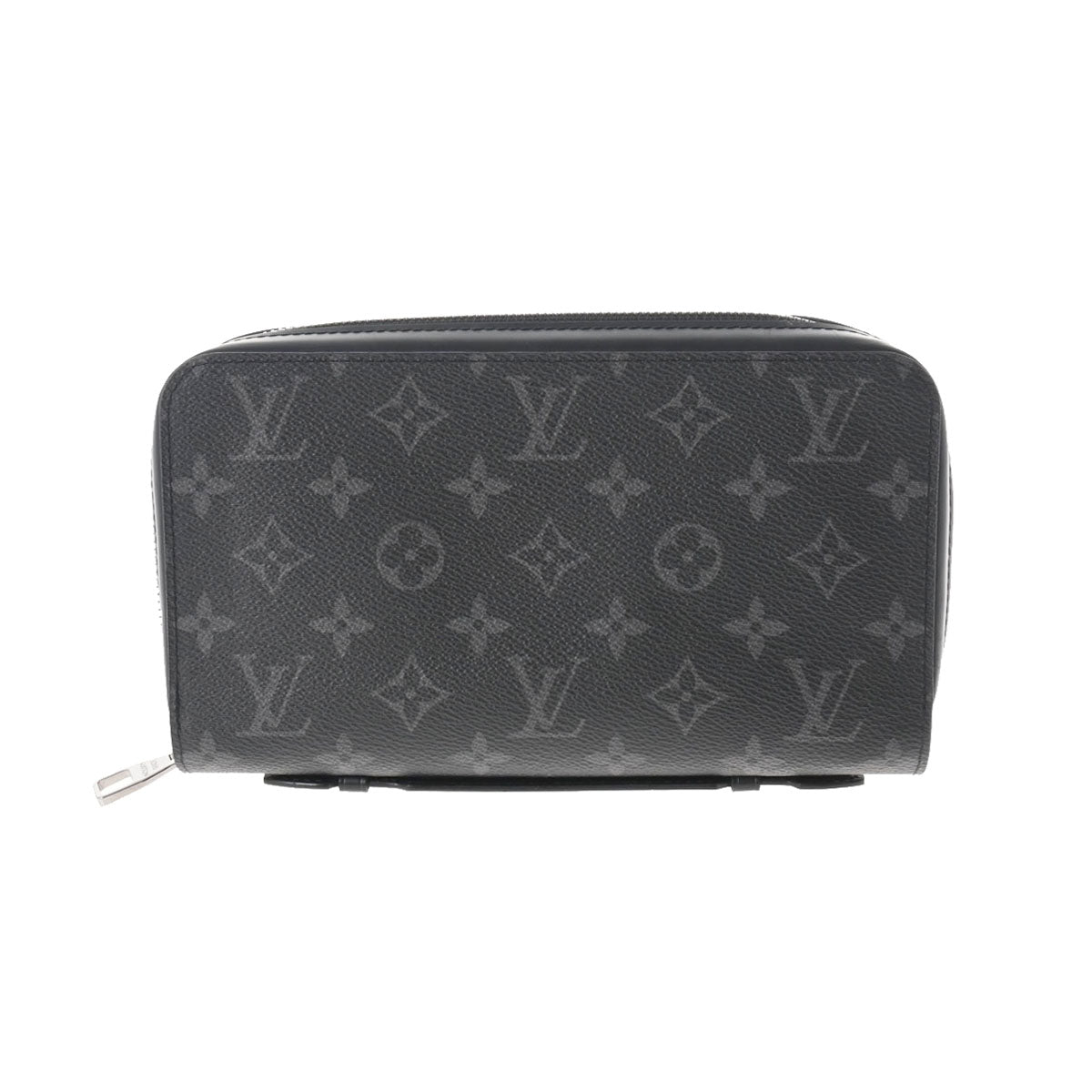 LOUIS VUITTON ルイヴィトン モノグラム エクリプス ジッピー XL 黒/グレー M61698 メンズ モノグラムエクリプスキャンバス 長財布 ABランク 中古 