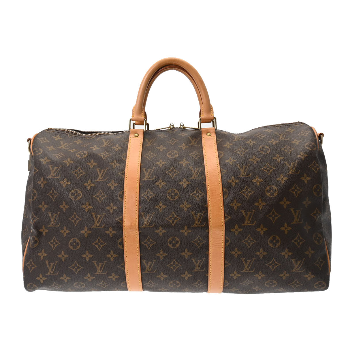 LOUIS VUITTON ルイヴィトン モノグラム キーポル バンドリエール 50 ブラウン M41416 ユニセックス モノグラムキャンバス ボストンバッグ ABランク 中古 