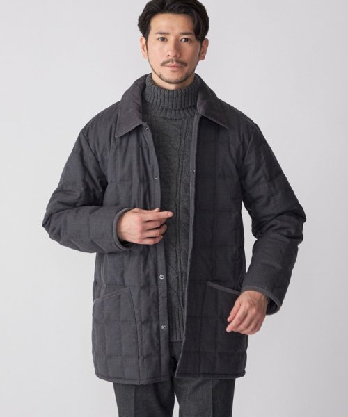 【SHIPS別注】Barbour: LIDDESDALE/リッズデイル ウール/ポリエステル キルティング ジャケット