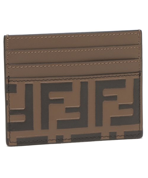 フェンディ カードケース FFロゴ ブラウン メンズ レディース FENDI 8M0445 AAFM F13VK