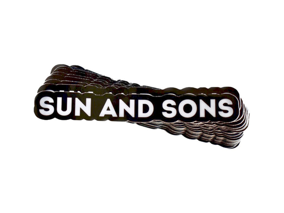 SUN AND SONS ロゴステッカー