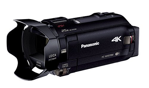 Panasonic 4Kビデオカメラ WX970M ワイプ撮り 軽量447g ブラック HC-WX970M-K【中古品】