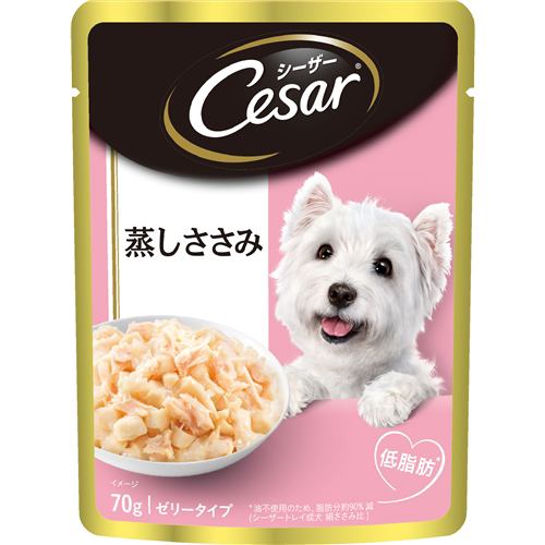 マースジャパンリミテッド ＣＥＰ１ シーザー 蒸しささみ 成犬用／ゼリータイプささみ ７０ｇ