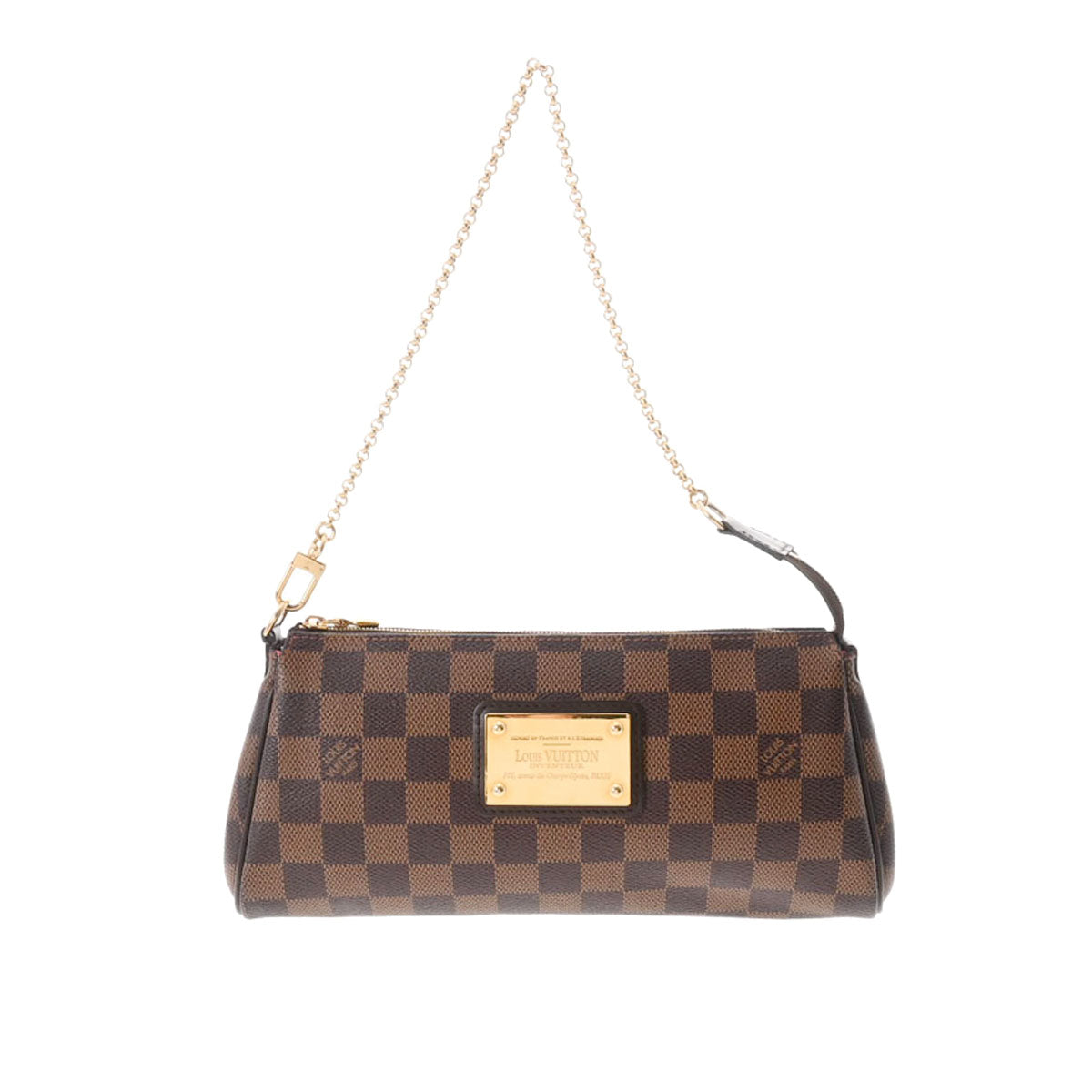 LOUIS VUITTON ルイヴィトン ダミエ エヴァ ブラウン N55213 レディース ダミエキャンバス ショルダーバッグ ABランク 中古 