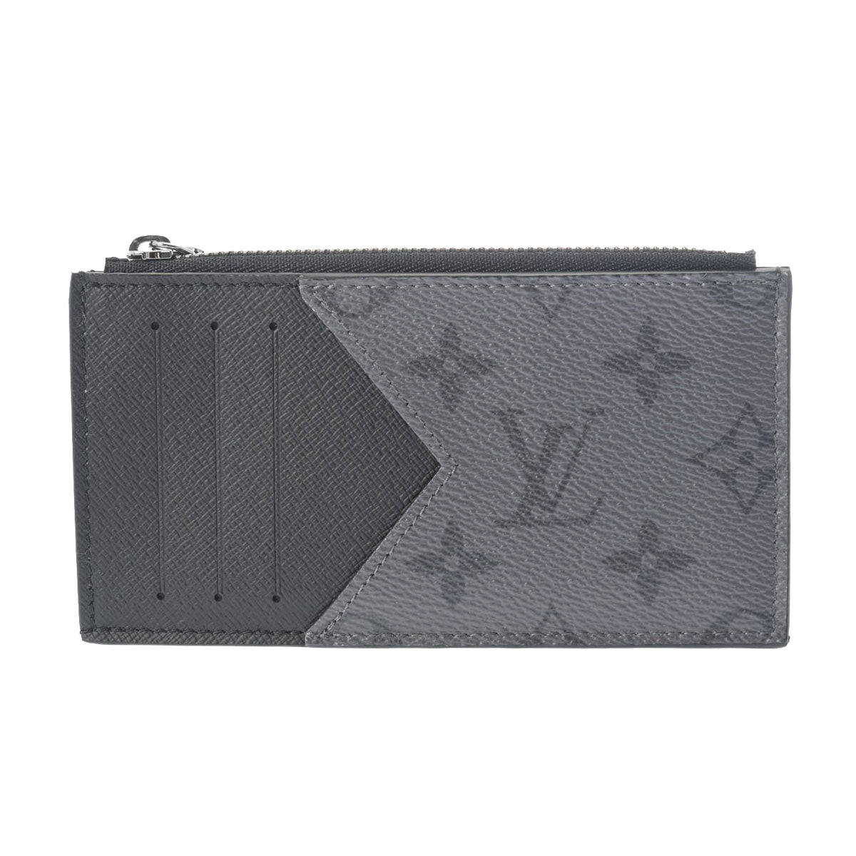 LOUIS VUITTON ルイヴィトン モノグラムエクリプス コインカードホルダー 黒/グレー M69533 メンズ モノグラムキャンバス コインケース 新同 中古 