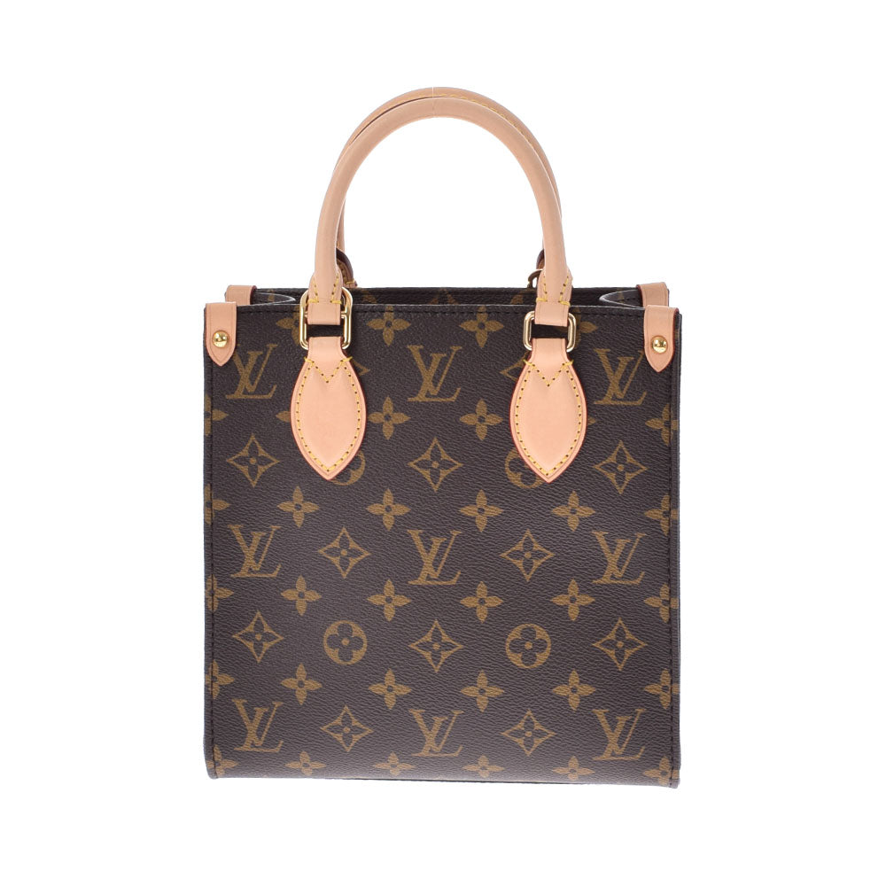 LOUIS VUITTON ルイヴィトン モノグラム サックプラBB 2WAY ブラウン M45847 ユニセックス モノグラムキャンバス トートバッグ 未使用 