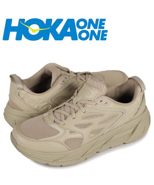 HOKA ONE ONE ホカオネオネ スニーカー クリフトン エル メンズ CLIFTON L ベージュ 1114770