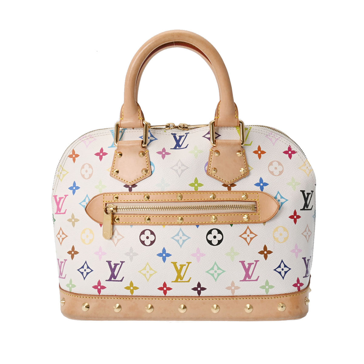 LOUIS VUITTON ルイヴィトン モノグラム アルマ ブロン M92647 レディース モノグラムマルチカラー ハンドバッグ Bランク 中古 