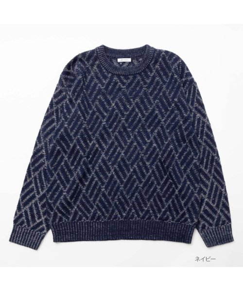 URBAN COLLECTION アーバンコレクション 総柄ニット T2－23AW－MC6